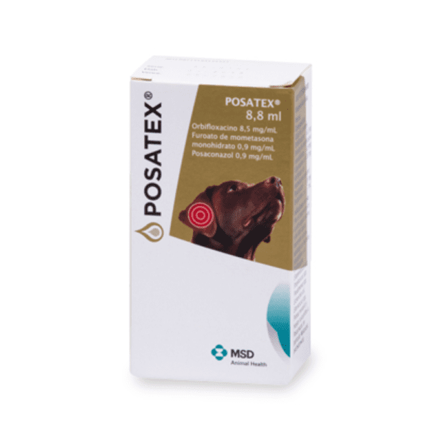 Posatex gotas para la otitis en perros