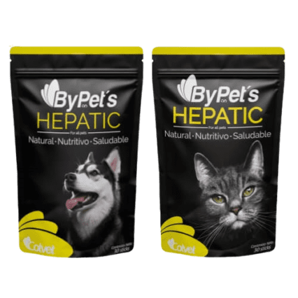 ByPets Hepatic un coadyuvante nutraceútico para el tratamiento y prevención de los desbalances del funcionamiento hepático en perros y gatos