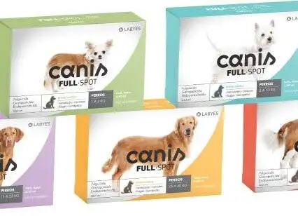 Canis Fullspot, endectocida de aplicación spot-on. Su efectiva formulación elimina los parásitos internos y externos que frecuentemente afectan a los perros.