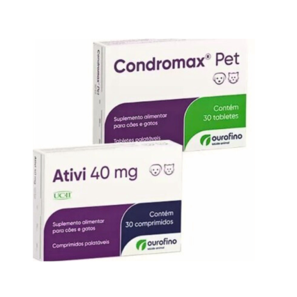 Combo Condromax + Ativi 40 Maximiza la Salud Articular de tu Mascota con la Poderosa Combinación