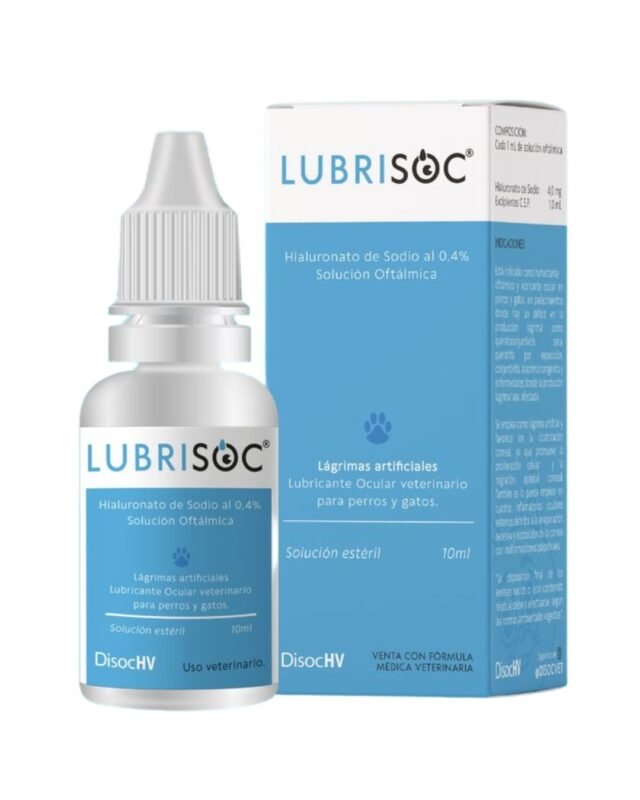 Lubrisoc - Hialuronato de sodio 0.4% solución oftálmica.